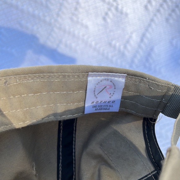 American Flag removable patch adjustable cap - Picture 5 of 5